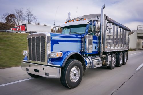 truck on highway